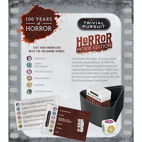 USAOPOLY Trivial Pursuit Horror Ultimate Edition - Horror Film, Book and TV Show Trivia Game Features 1800 Questions